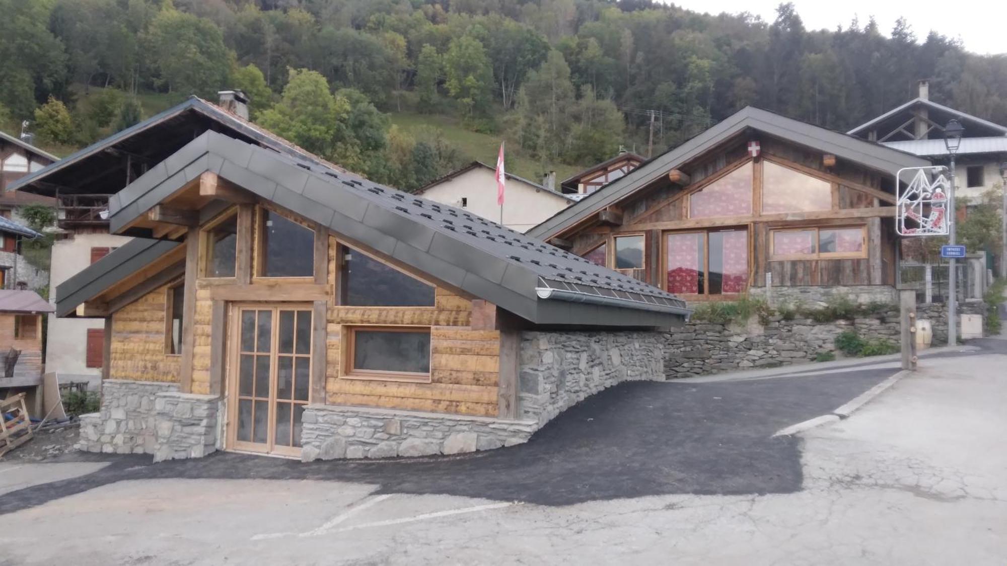 Chalet Balneo Billard La Plagne Savoie Vue Top Ngoại thất bức ảnh