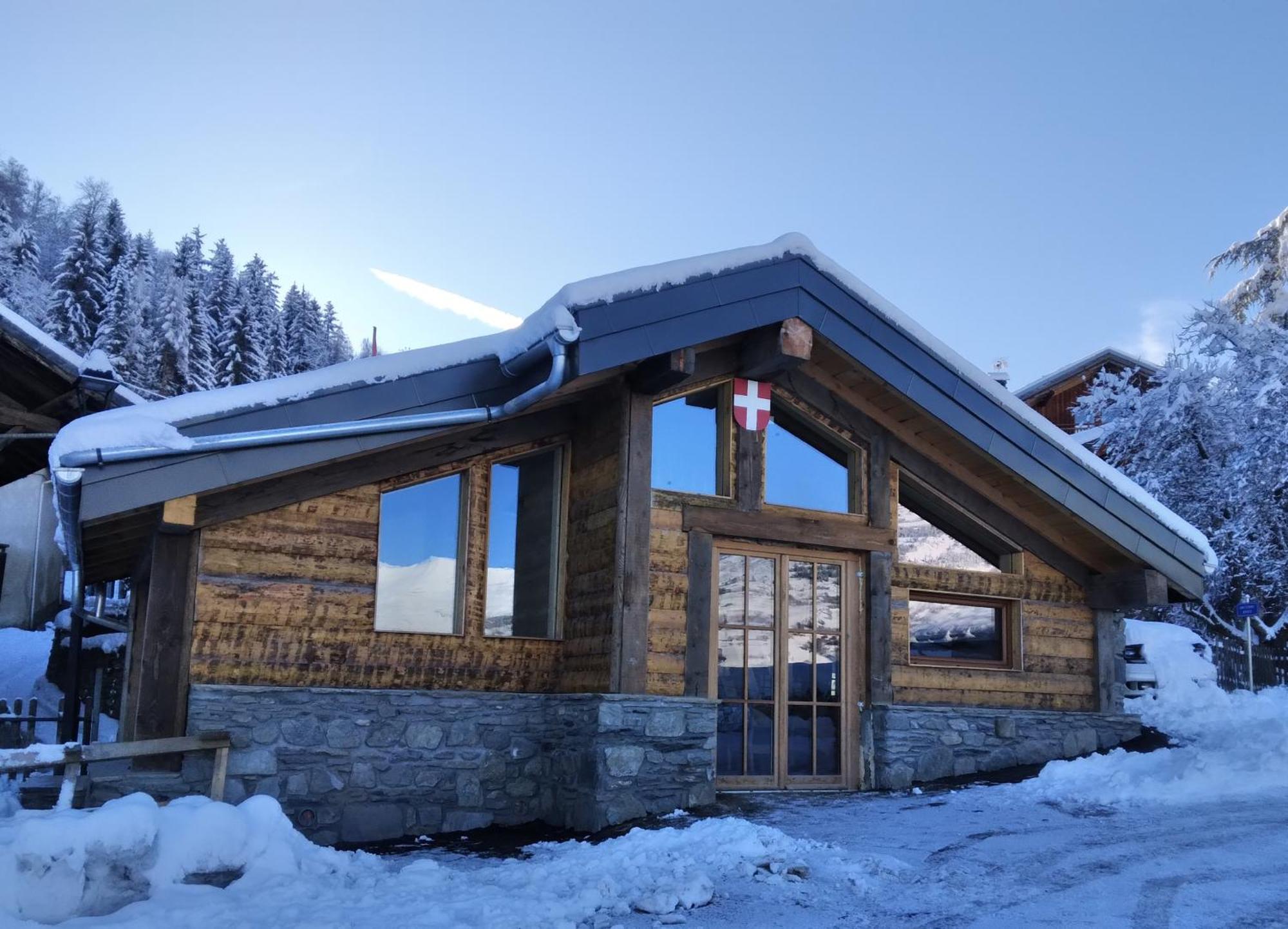Chalet Balneo Billard La Plagne Savoie Vue Top Ngoại thất bức ảnh