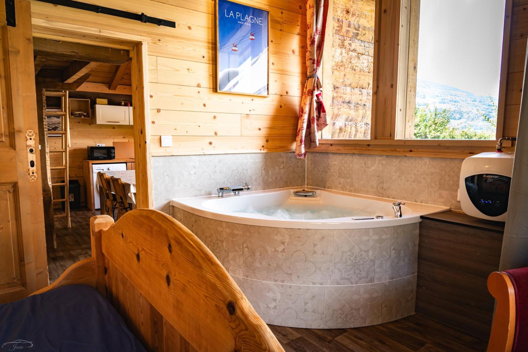 Chalet Balneo Billard La Plagne Savoie Vue Top Ngoại thất bức ảnh